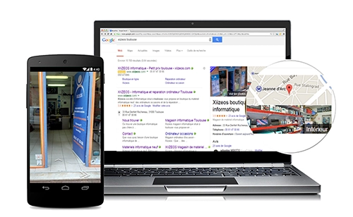 Exemple de visite virtuelle pour un commerce ou une boutique