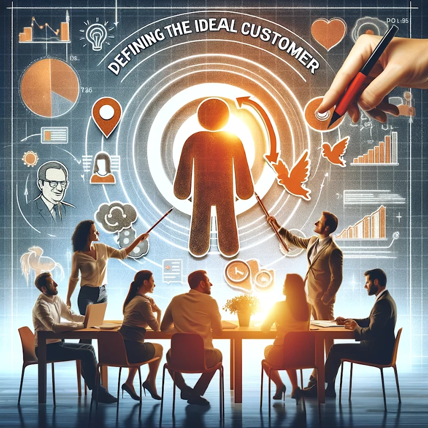 Une représentation de clients divers interagissant avec une entreprise, mettant en avant des stratégies personnalisées pour répondre aux besoins uniques de chaque client.